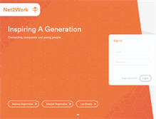 Tablet Screenshot of net2work.com